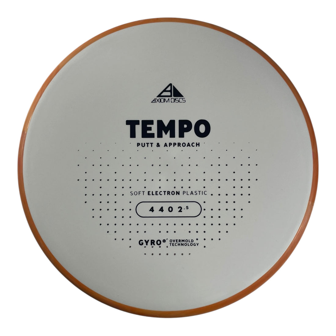 Axiom Discs Tempo | Electron Soft | White/Orange 167g (Project Lab Coat) Disc Golf