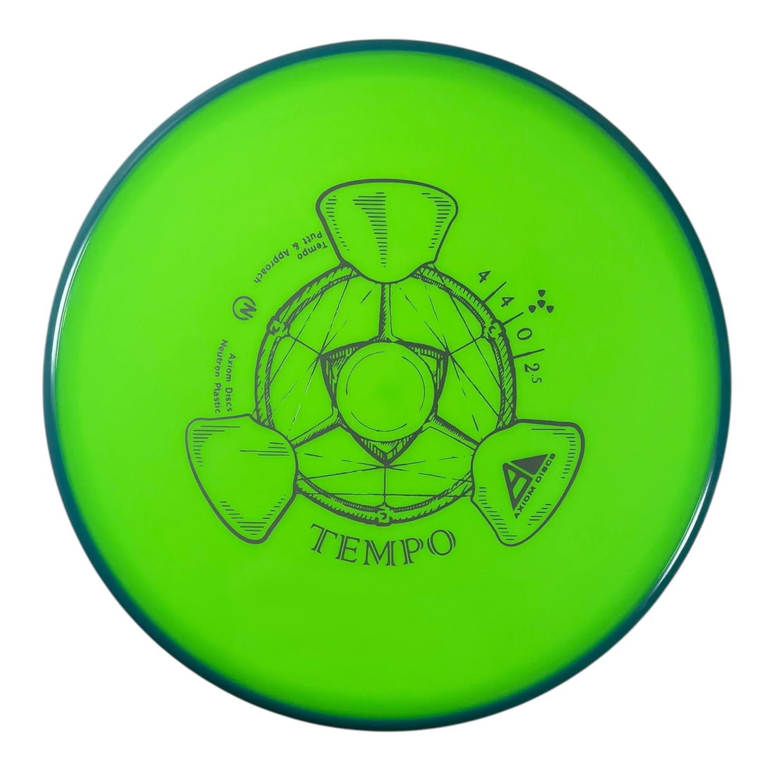 Axiom Discs Tempo | Neutron | Green/Blue 166-170g Disc Golf