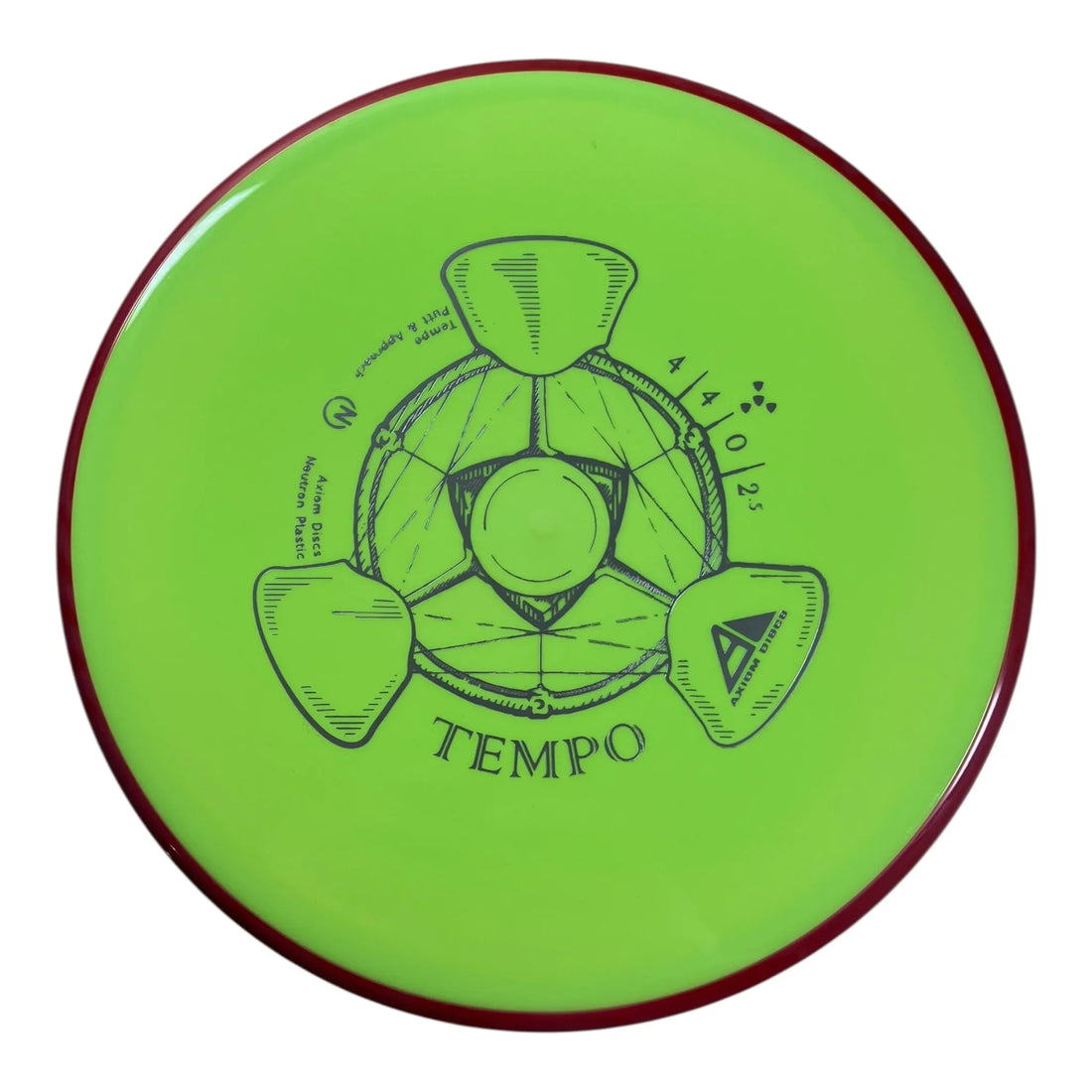 Axiom Discs Tempo | Neutron | Green/Purple 169g Disc Golf