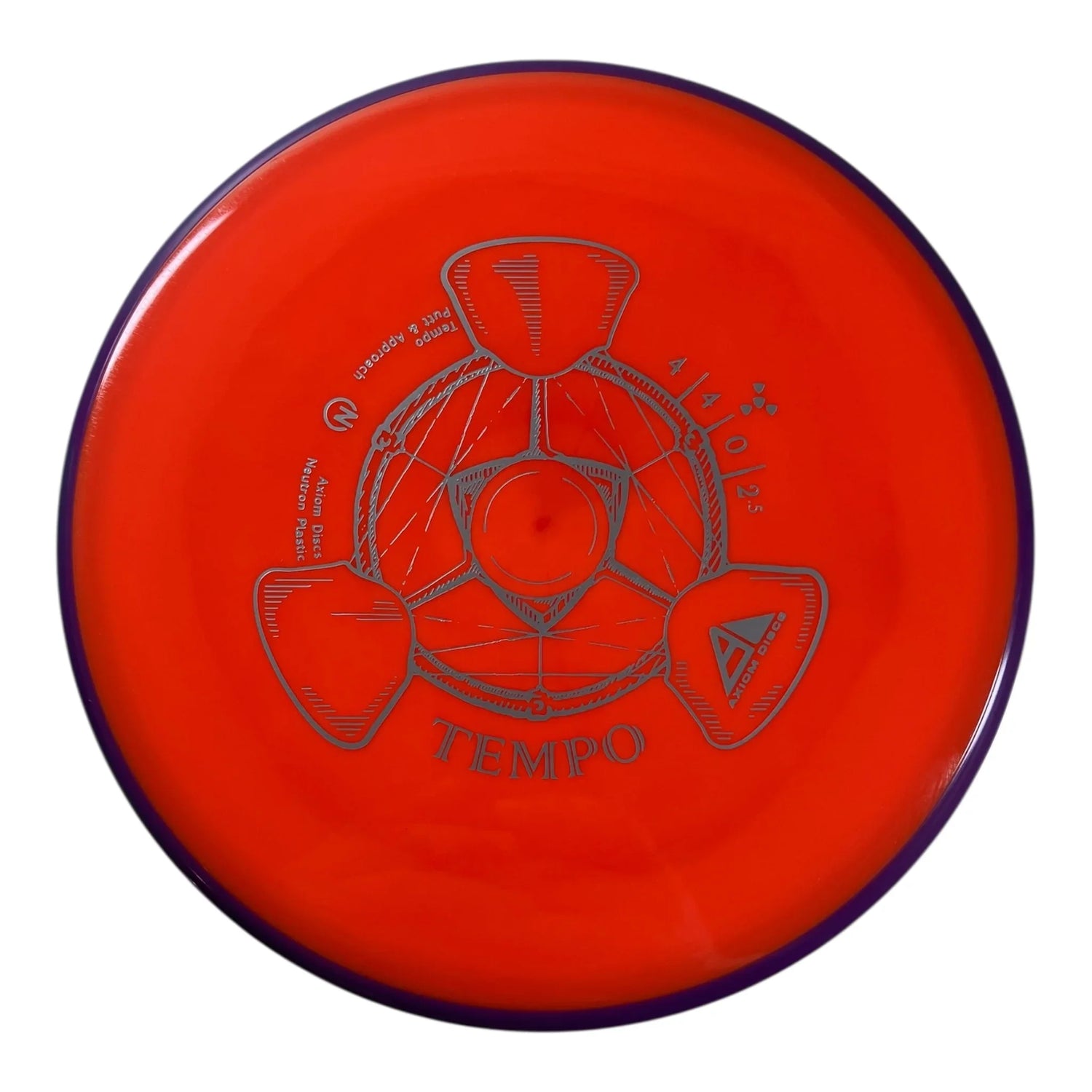 Axiom Discs Tempo | Neutron | Orange/Purple 168g Disc Golf