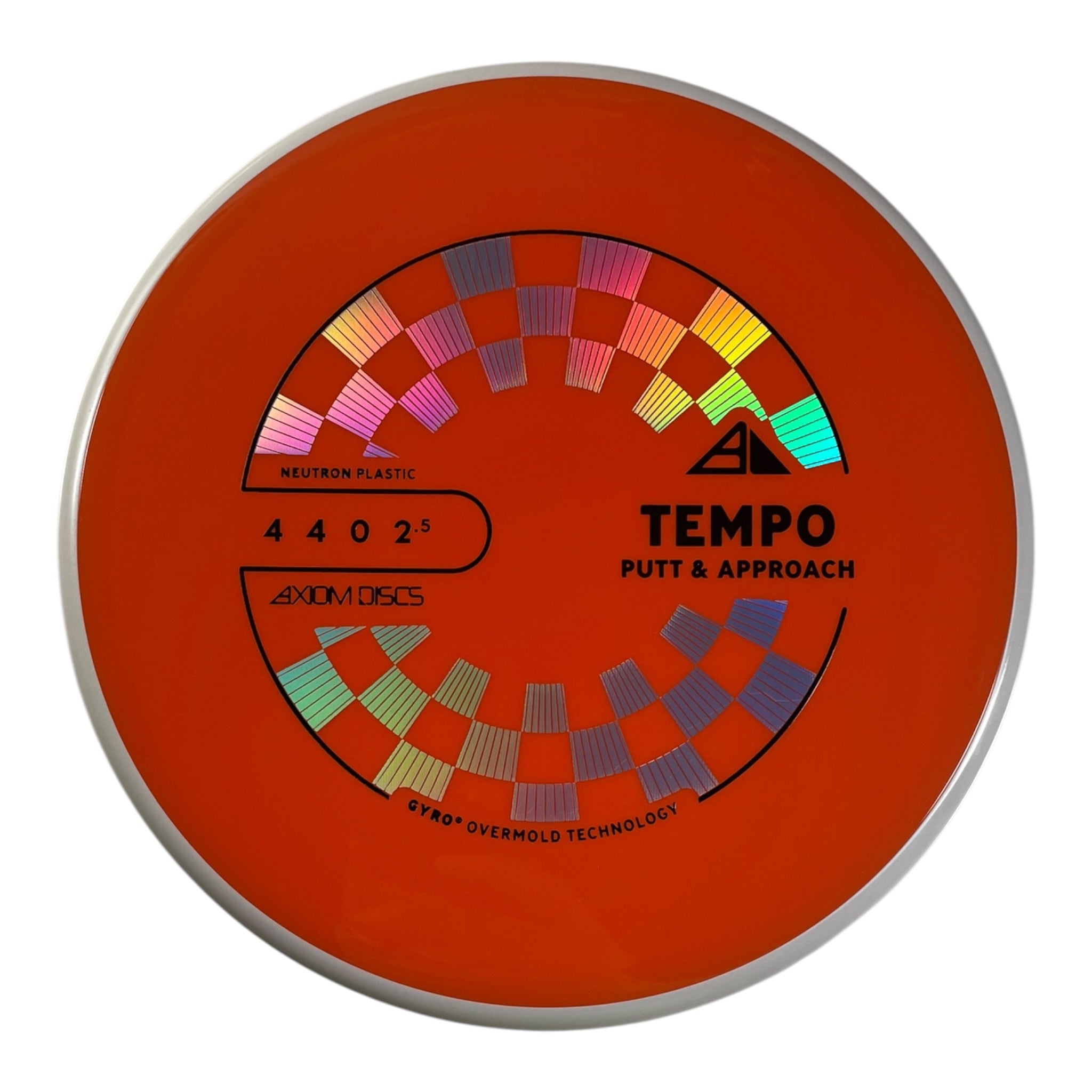 Axiom Discs Tempo | Neutron | Orange/White 173g (Project Lab Coat) Disc Golf
