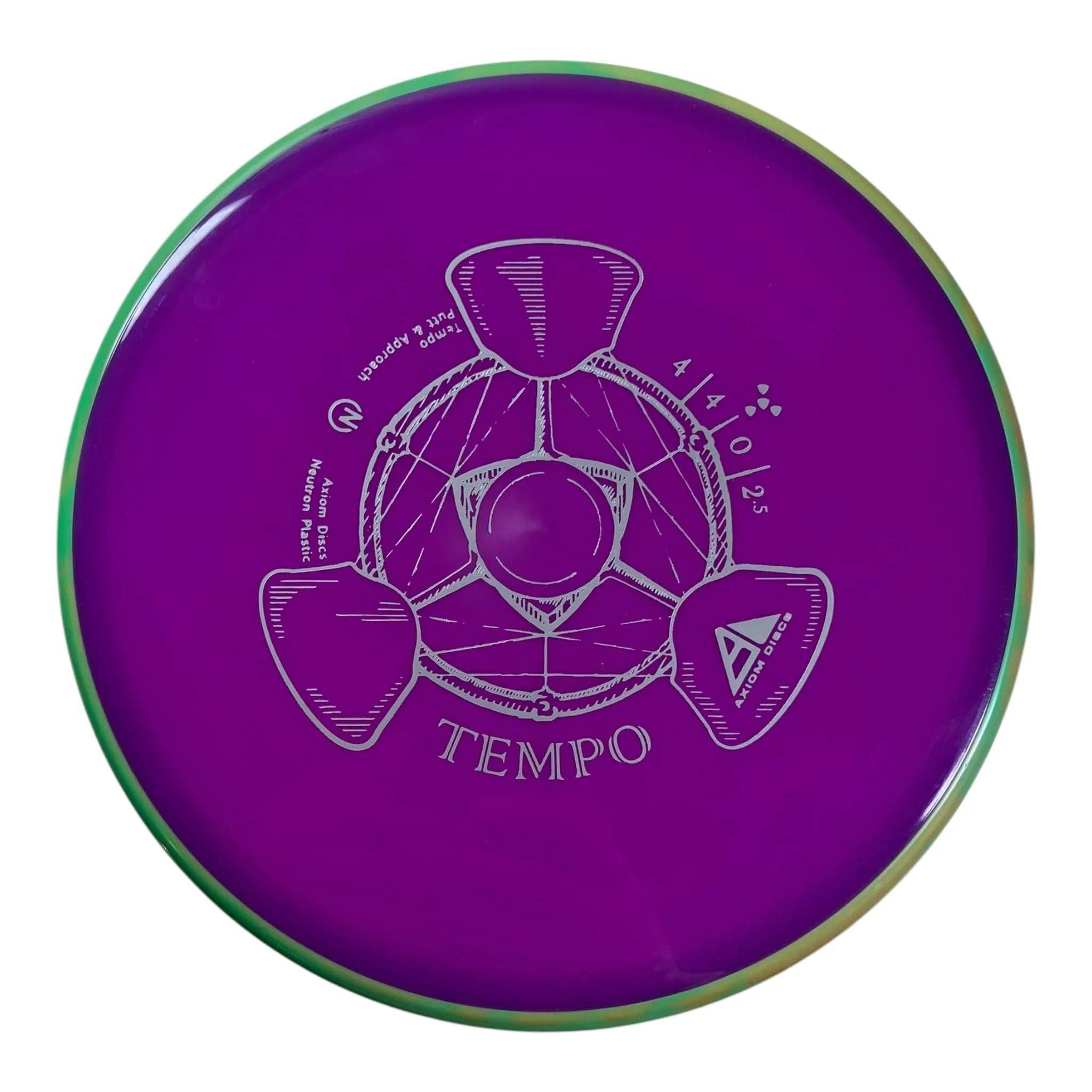 Axiom Discs Tempo | Neutron | Purple/Green 173g Disc Golf