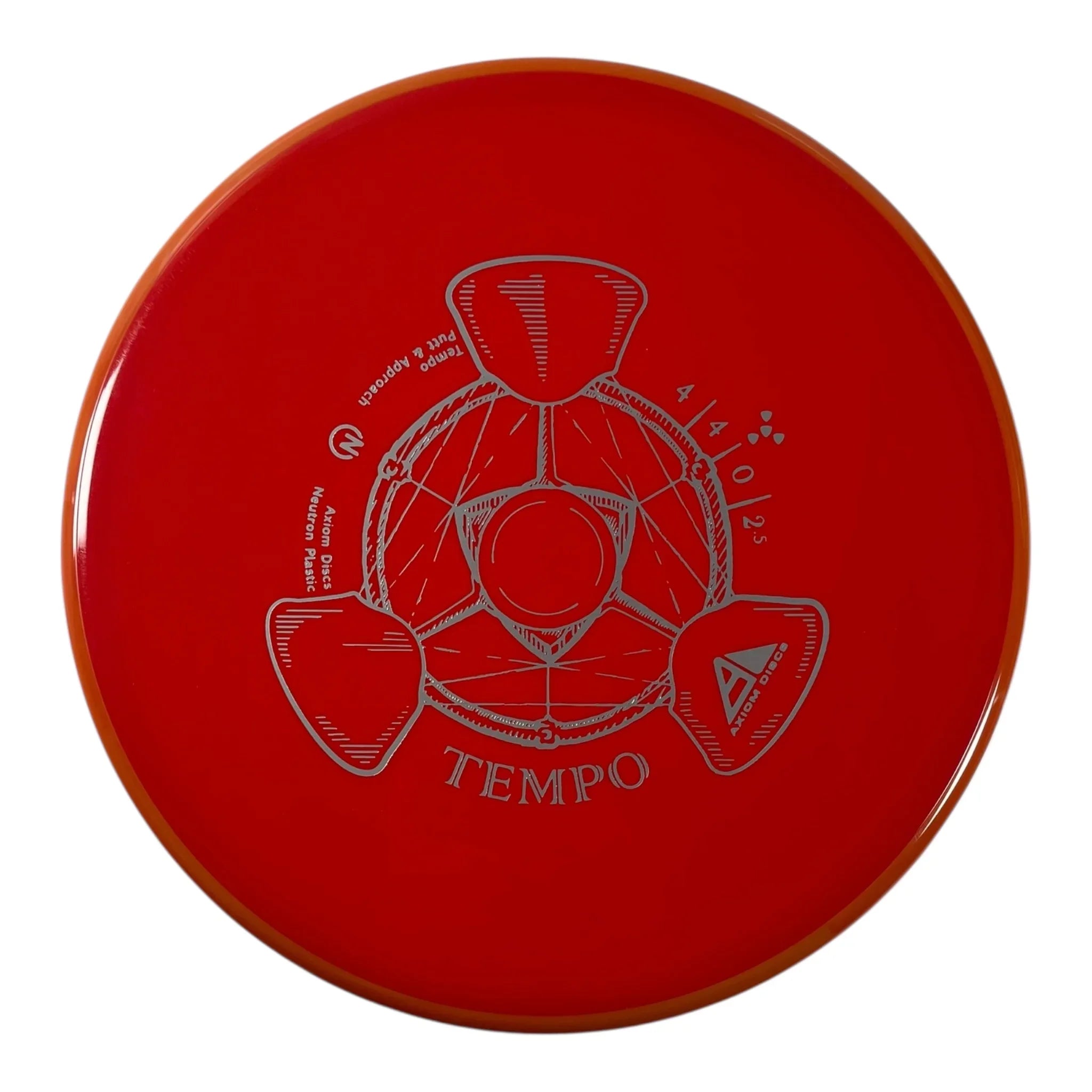 Axiom Discs Tempo | Neutron | Red/Orange 165g Disc Golf