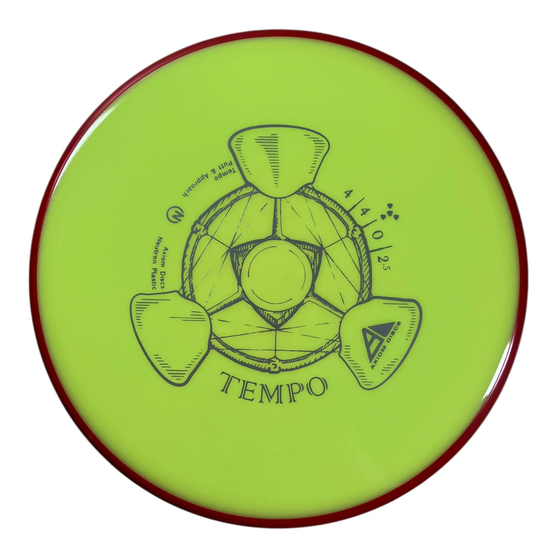Axiom Discs Tempo | Neutron | Green/Pink 174g Disc Golf