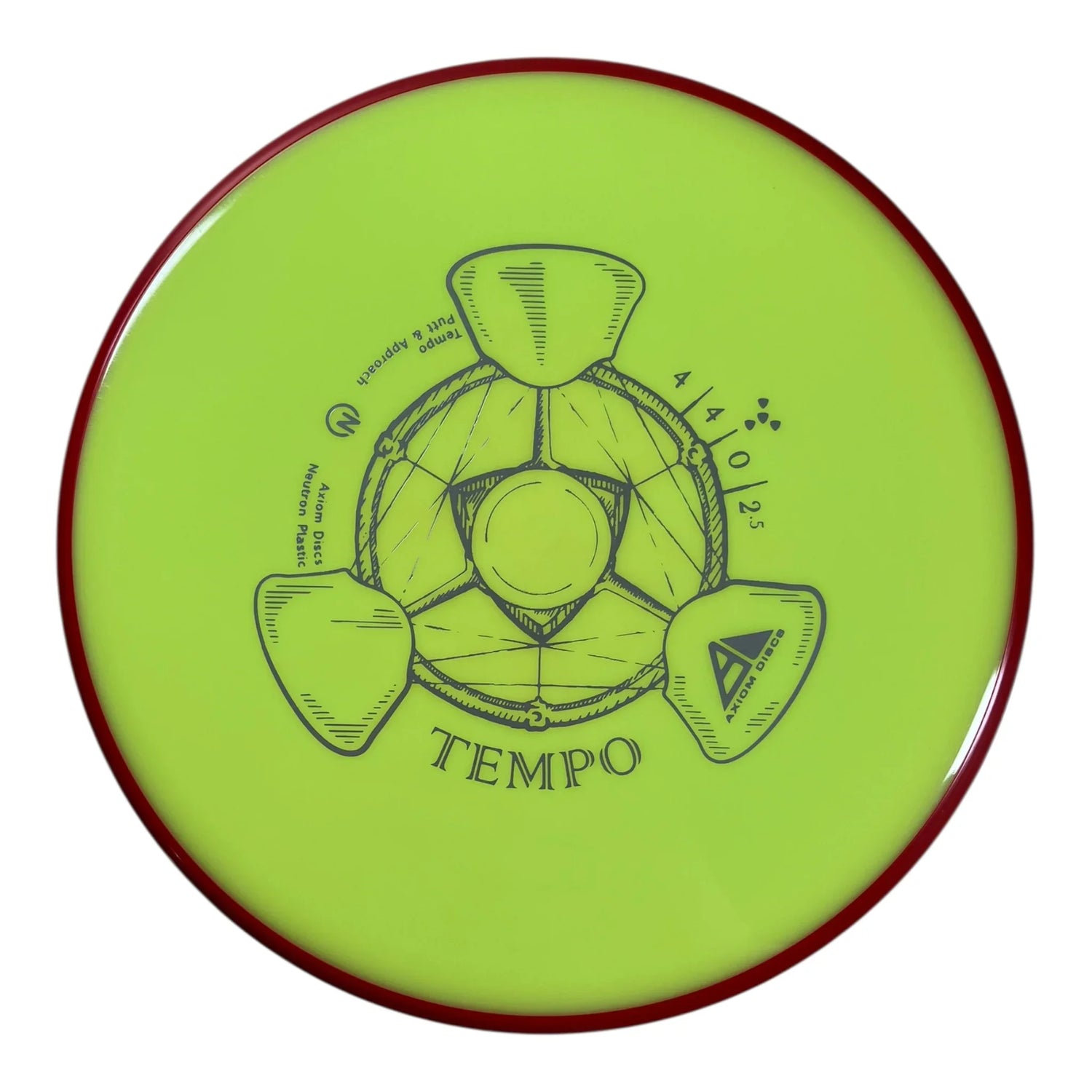 Axiom Discs Tempo | Neutron | Green/Pink 174g Disc Golf