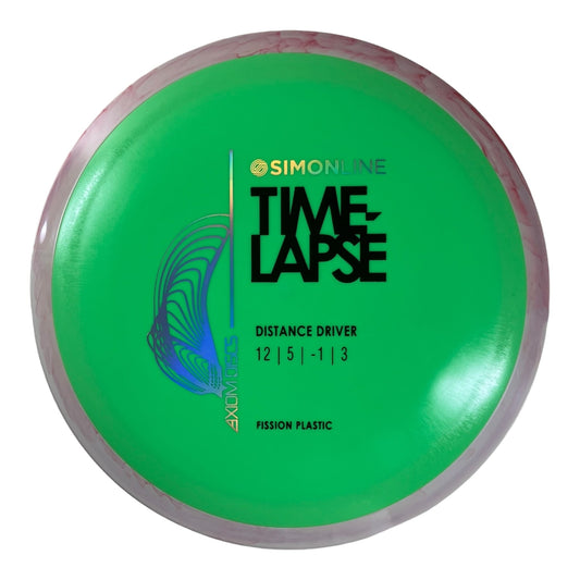 Axiom Discs Time - Lapse | Fission | Green/Pink 162g Disc Golf