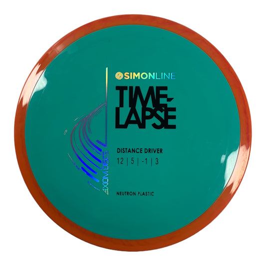 Axiom Discs Time - Lapse | Neutron | Green/Orange 175g Disc Golf