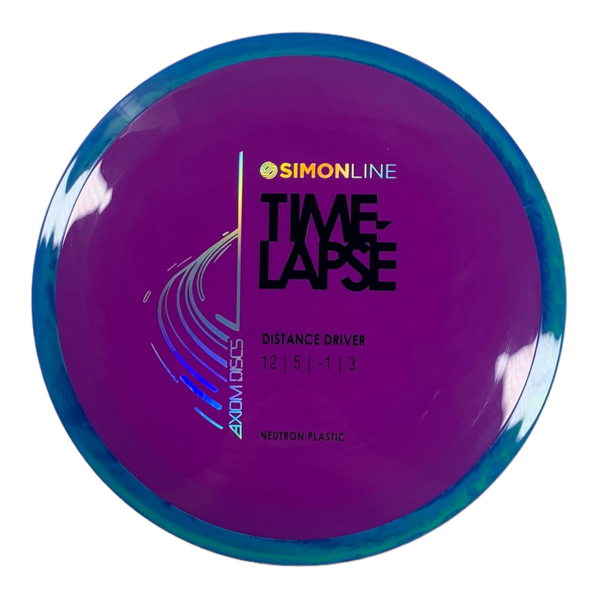 Axiom Discs Time - Lapse | Neutron | Purple/Blue 175g Disc Golf