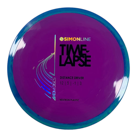 Axiom Discs Time - Lapse | Neutron | Purple/Blue 175g Disc Golf