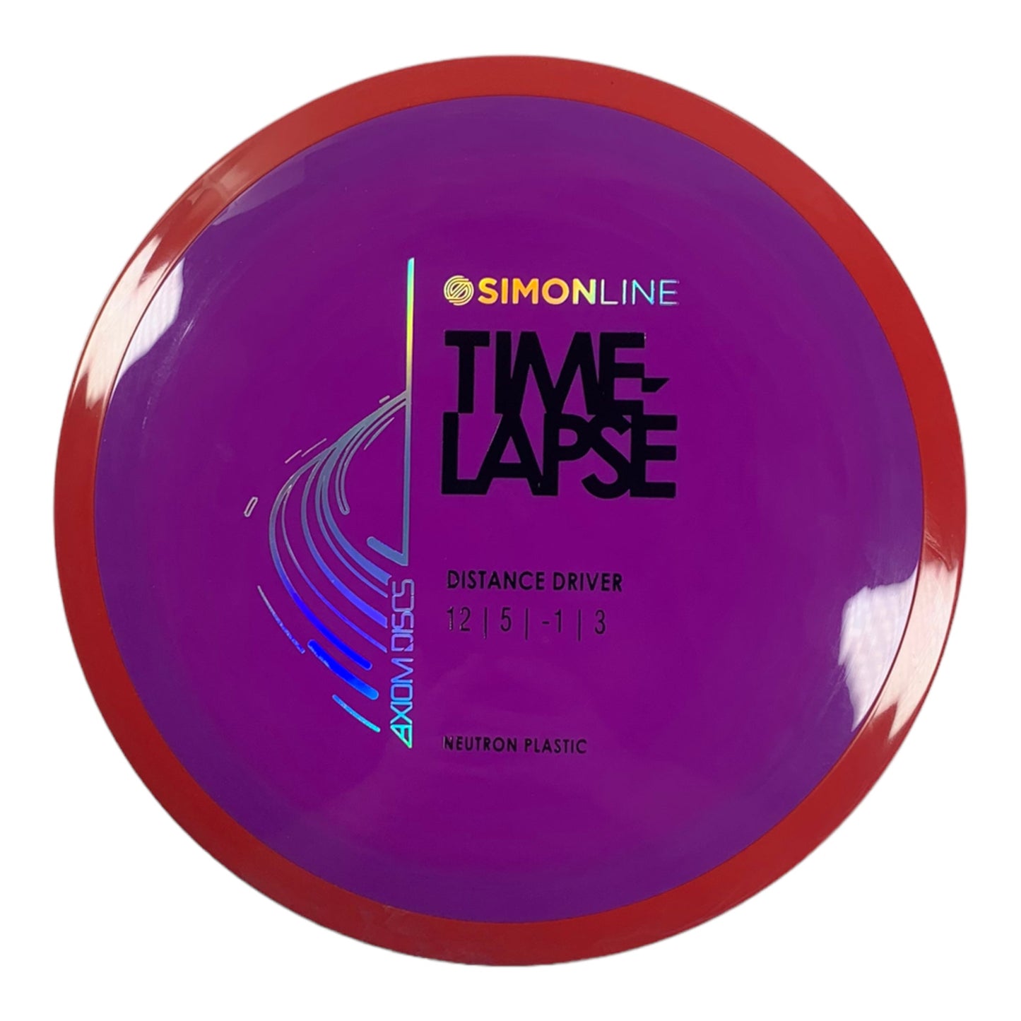 Axiom Discs Time - Lapse | Neutron | Purple/Red 175g Disc Golf