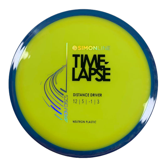 Axiom Discs Time - Lapse | Neutron | Yellow/Blue 172g Disc Golf