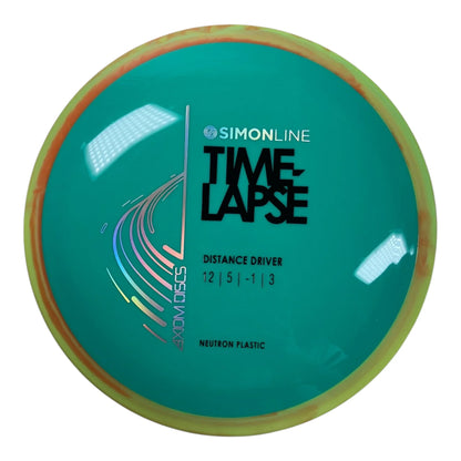 Axiom Discs Time-Lapse - Used Like New | Neutron | Teal/Yellow 173g Disc Golf
