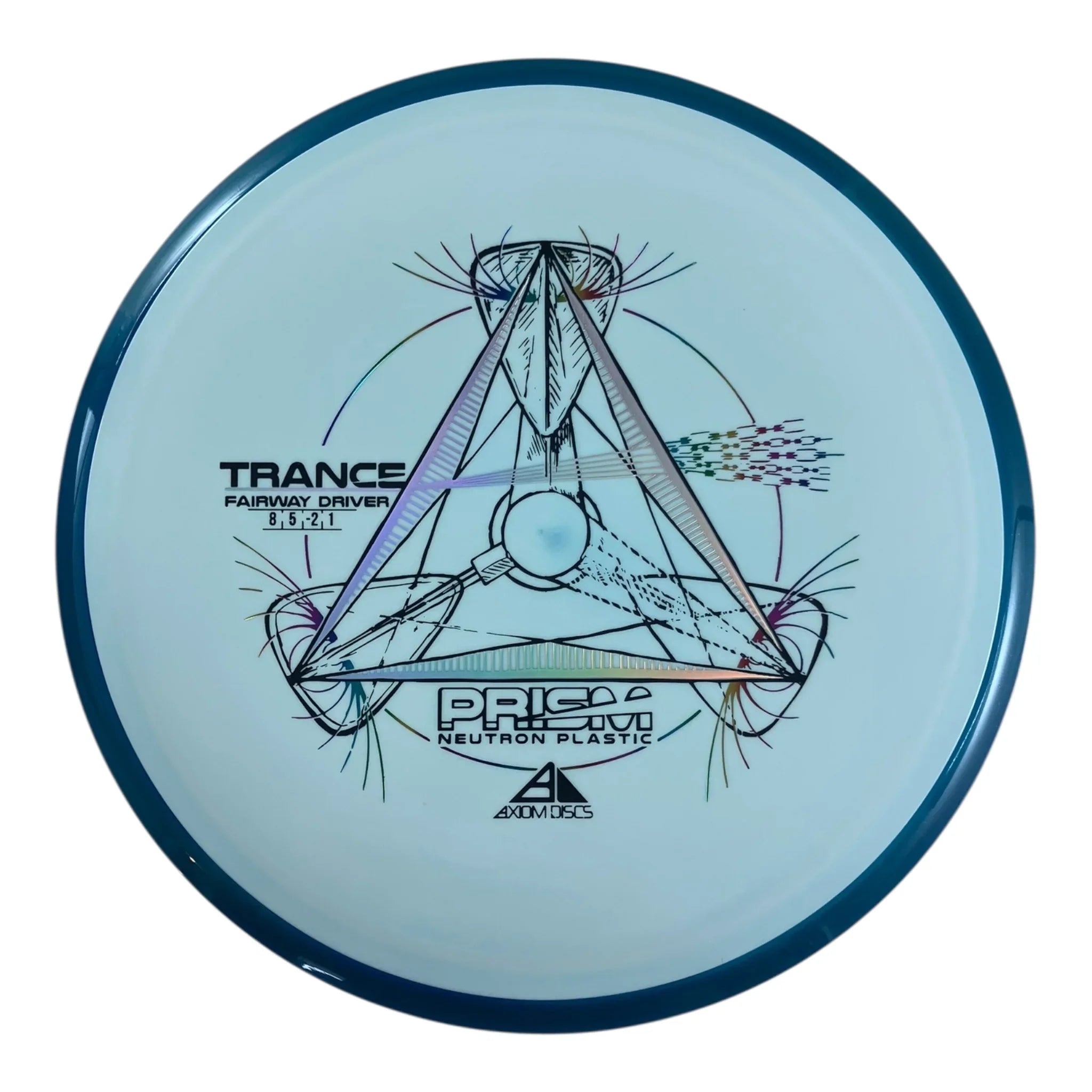 Axiom Discs Trance | Prism Neutron | White/Blue 173-174g Disc Golf