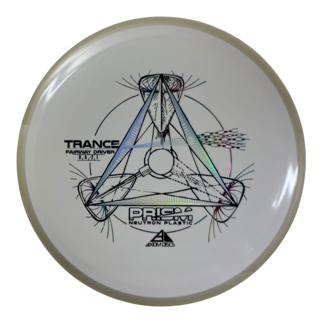 Axiom Discs Trance | Prism Neutron | White/Clear 172g Disc Golf