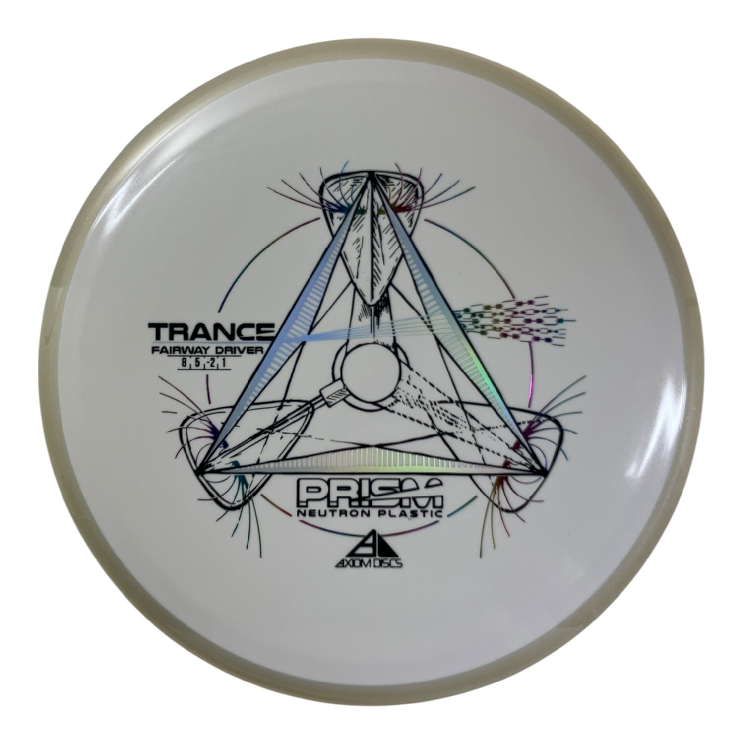 Axiom Discs Trance | Prism Neutron | White/Clear 172g Disc Golf