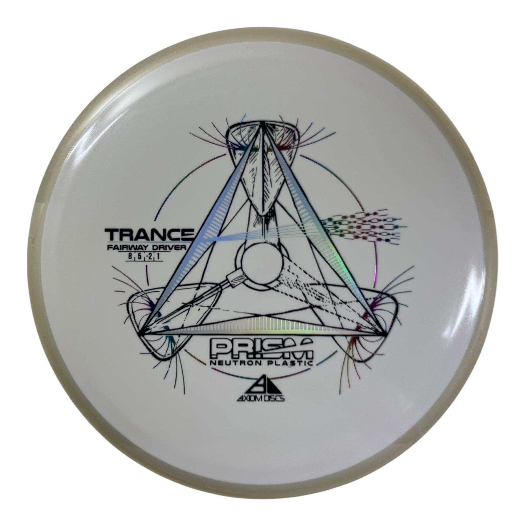 Axiom Discs Trance | Prism Neutron | White/Clear 172g Disc Golf