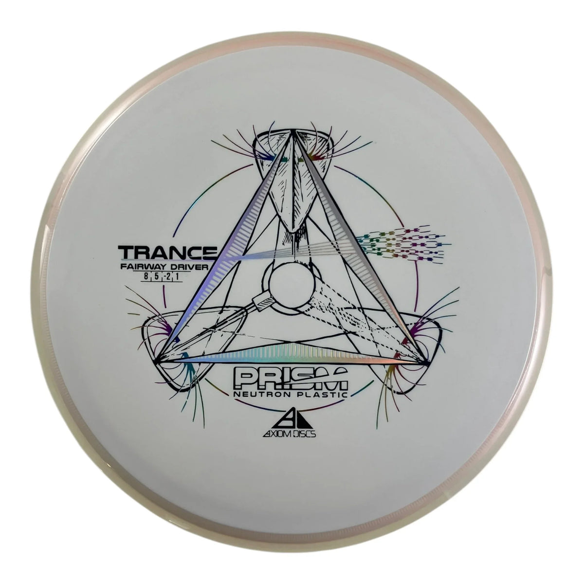 Axiom Discs Trance | Prism Neutron | White/Clear 173-174g Disc Golf