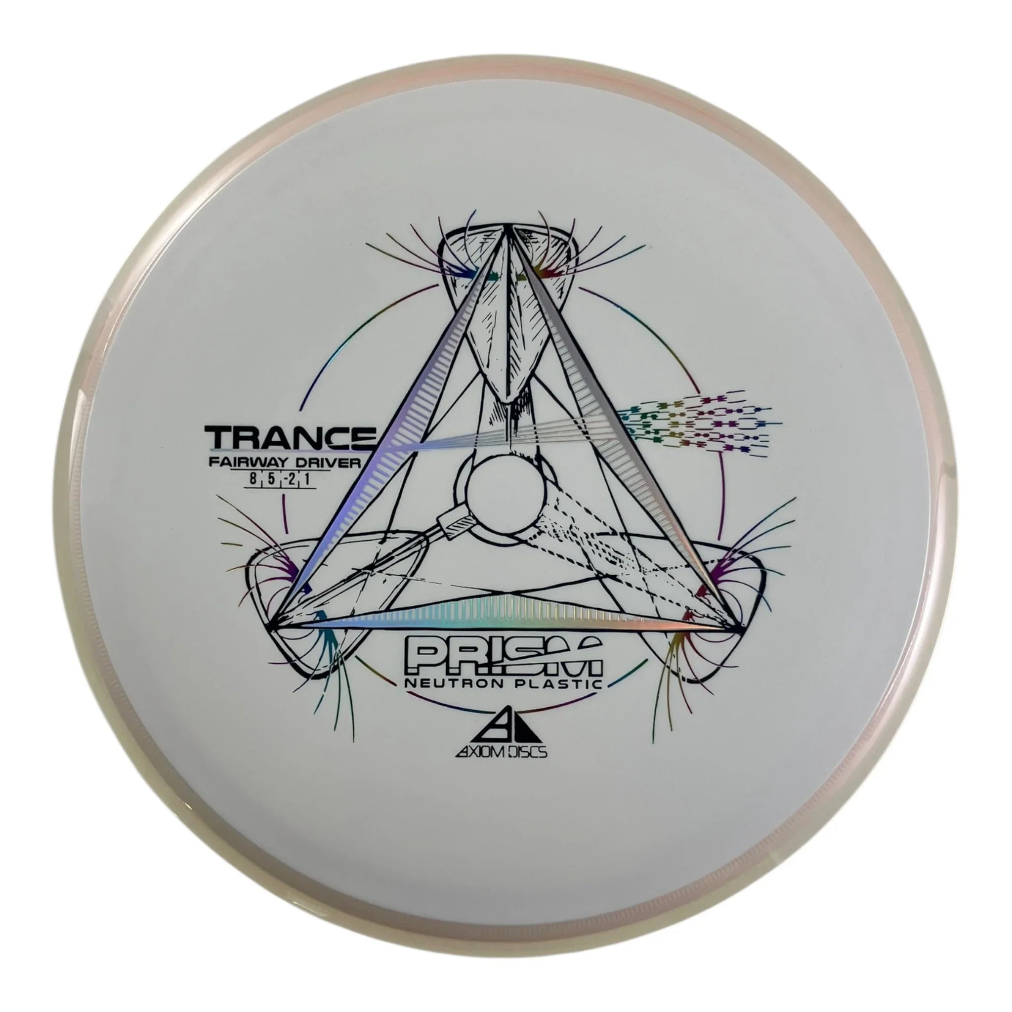 Axiom Discs Trance | Prism Neutron | White/Clear 173-174g Disc Golf