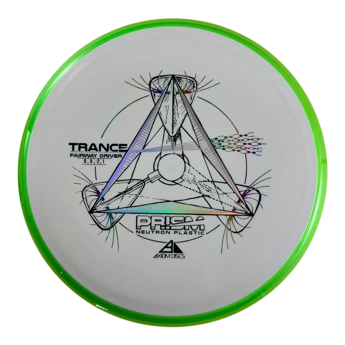 Axiom Discs Trance | Prism Neutron | White/Green 172g Disc Golf