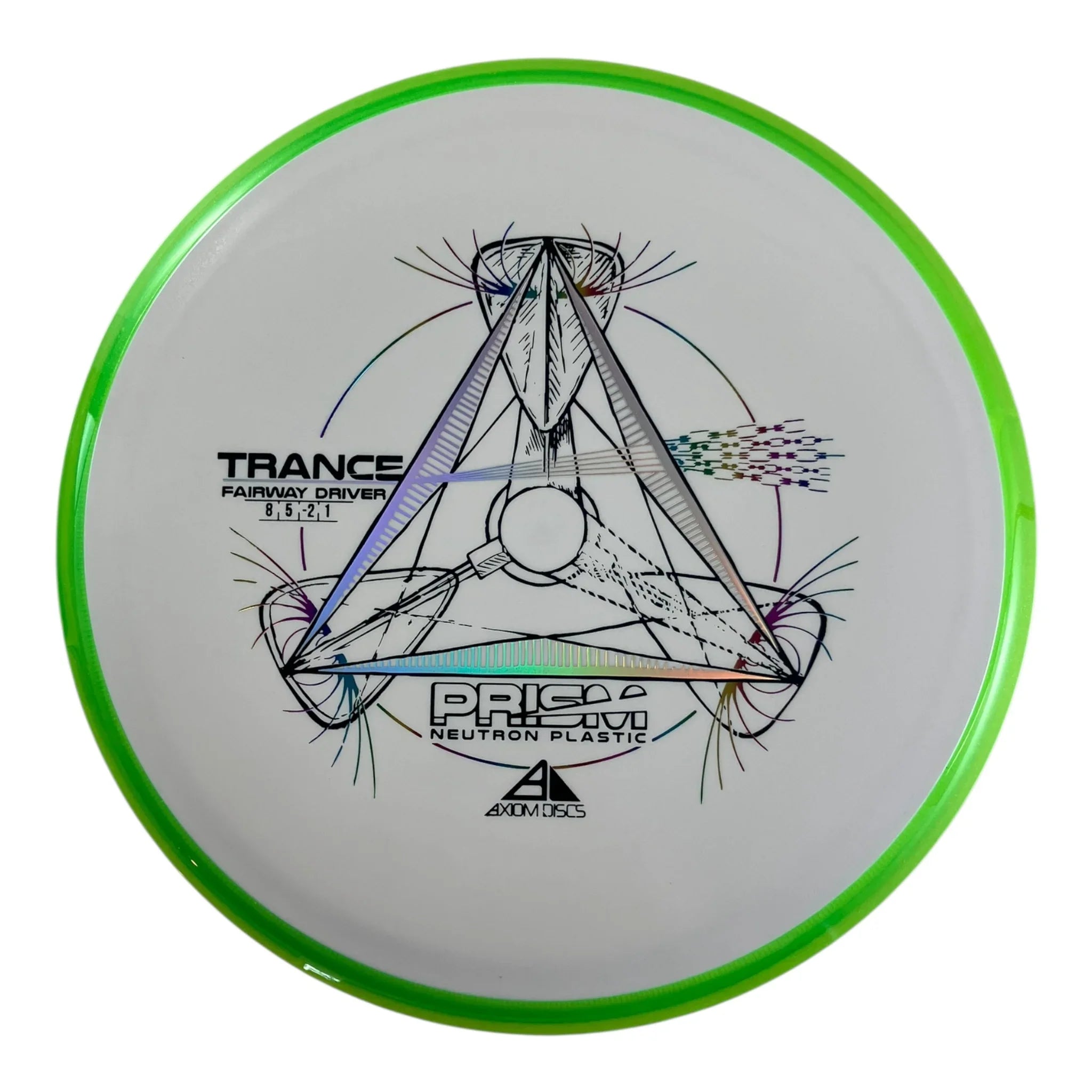Axiom Discs Trance | Prism Neutron | White/Green 172g Disc Golf