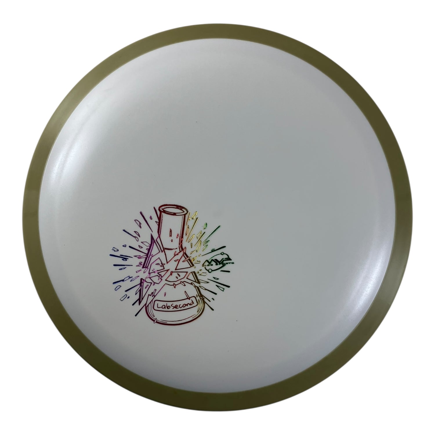 Axiom Discs Vanish - Lab Second | Fission | White/Tan 174g Disc Golf