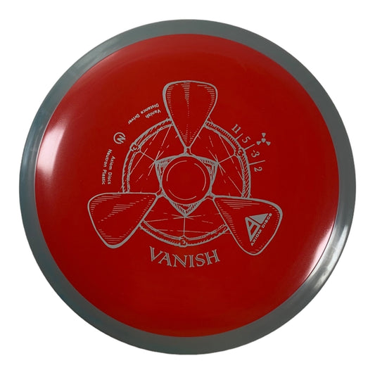 Axiom Discs Vanish | Neutron | Red/Grey 166g Disc Golf