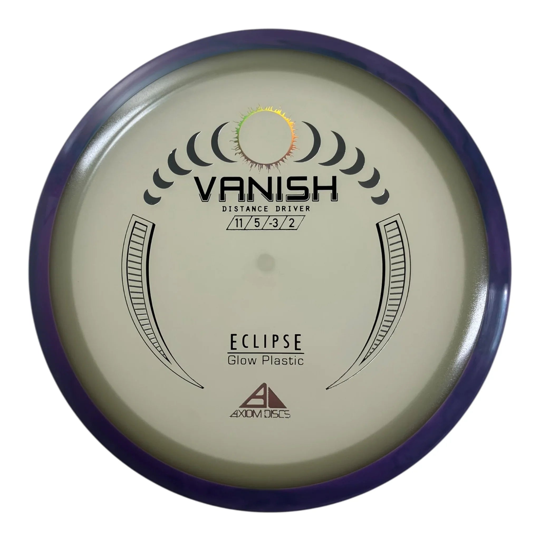 Axiom Discs Vanish | Eclipse | Glow/Purple 168g Disc Golf