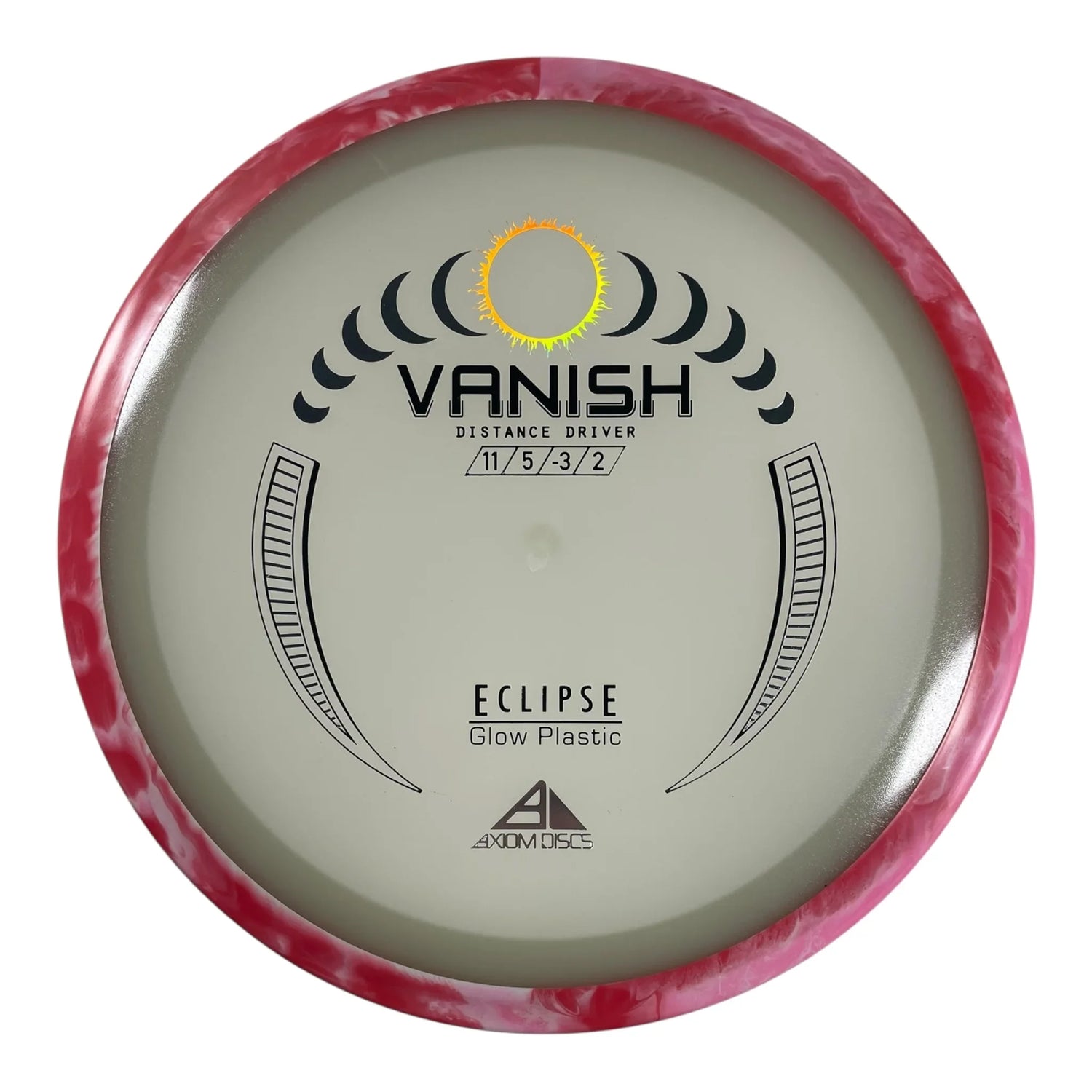 Axiom Discs Vanish | Eclipse | Glow/Red 174g Disc Golf