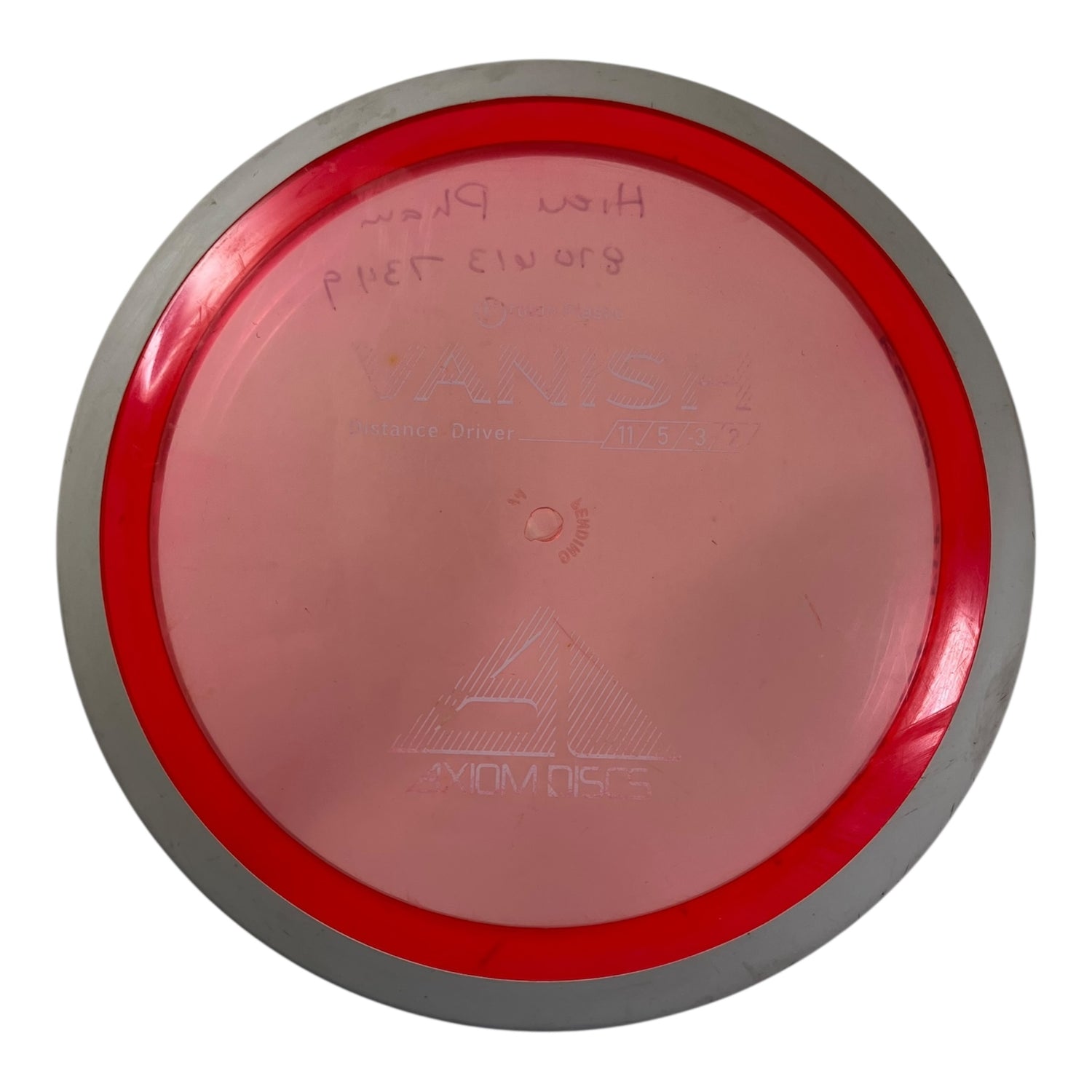 Axiom Discs Vanish - Used Fair | Proton | Red/White 174g (Patent Pending) Disc Golf
