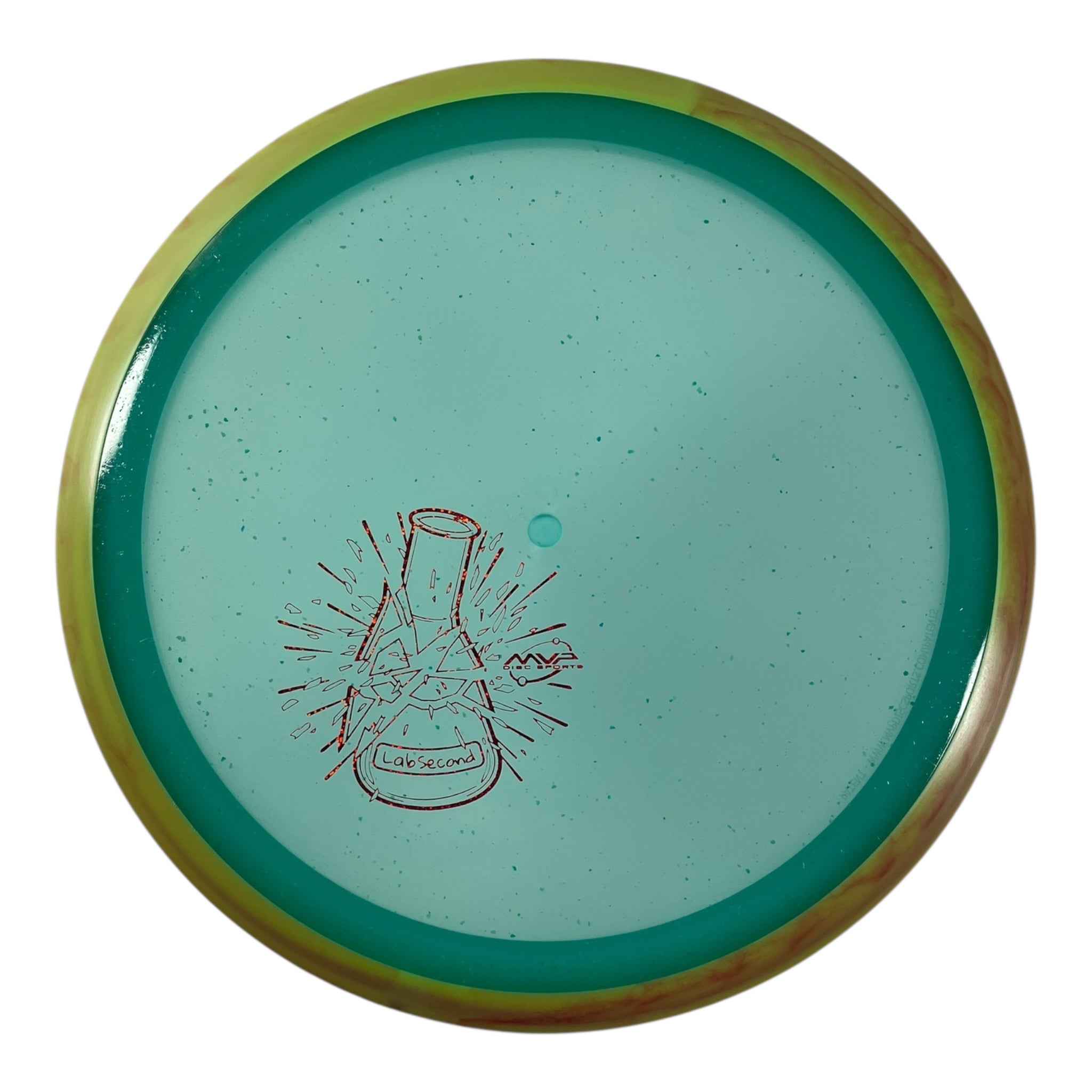 Axiom Discs Virus - Lab Second | Particle Proton | Teal/Yellow 171g Disc Golf