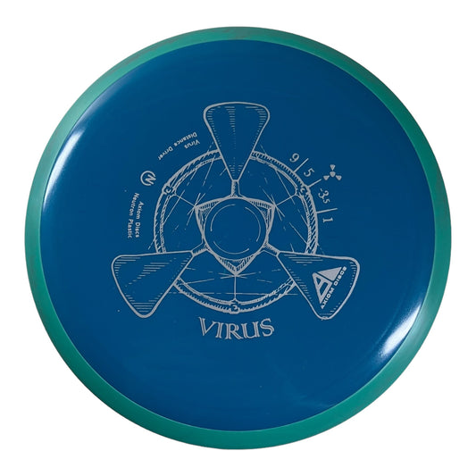 Axiom Discs Virus | Neutron | Blue/Green 174g Disc Golf