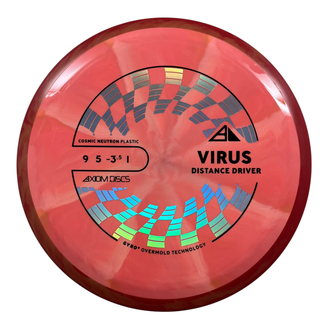Axiom Discs Virus | Cosmic Neutron | Pink/Red 173g (Project Lab Coat) Disc Golf