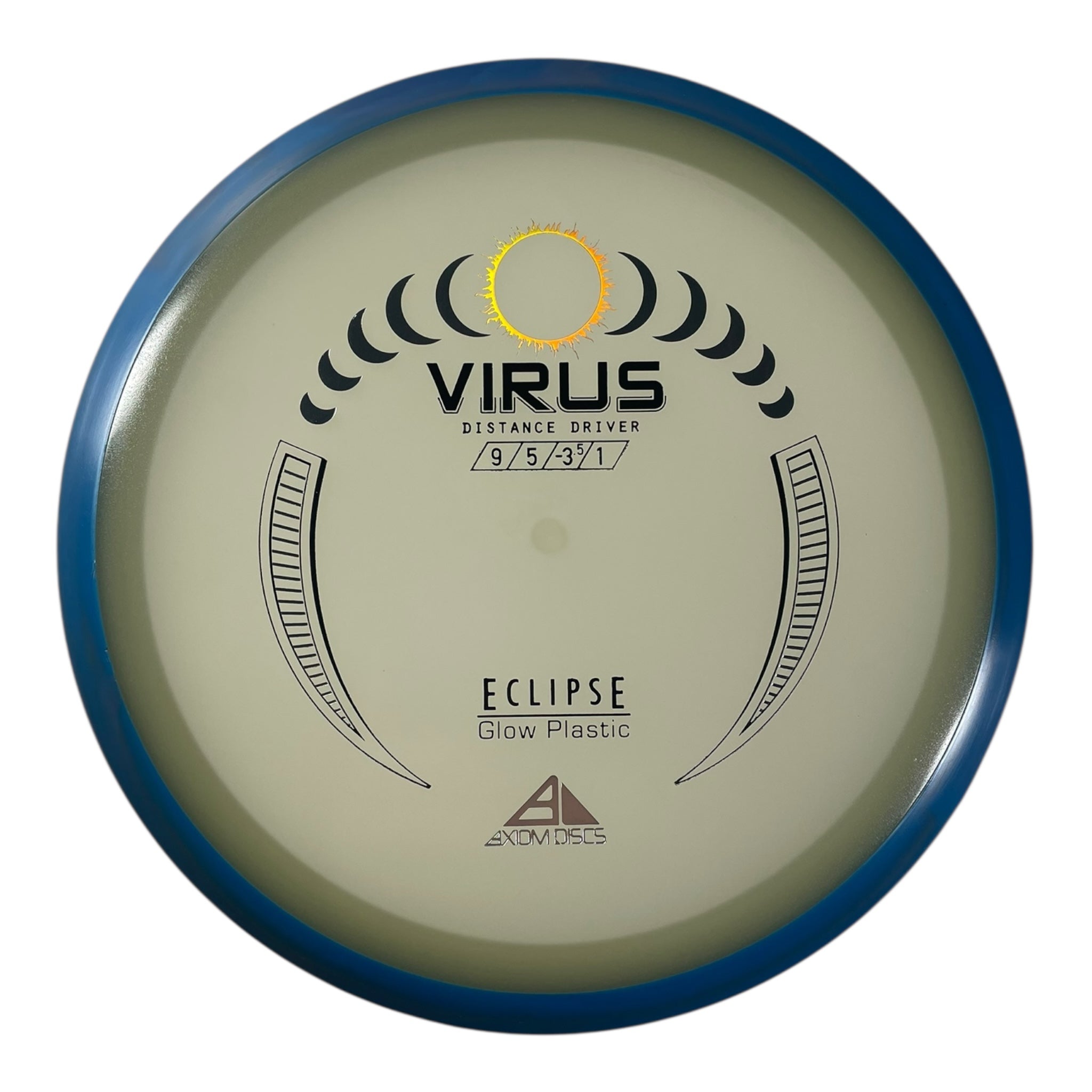 Axiom Discs Virus | Eclipse | Glow/Blue 166g Disc Golf