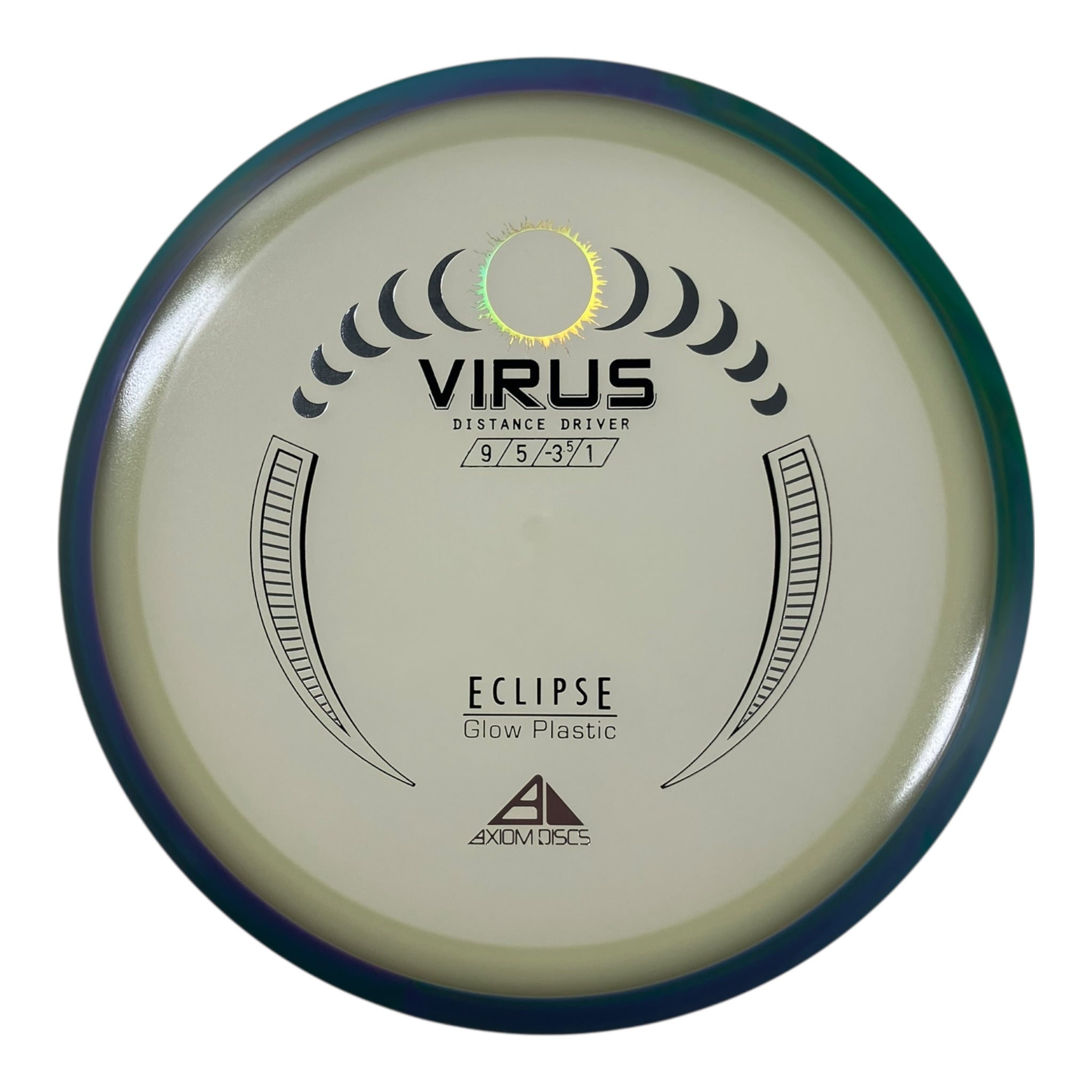 Axiom Discs Virus | Eclipse | Glow/Blue 170g Disc Golf