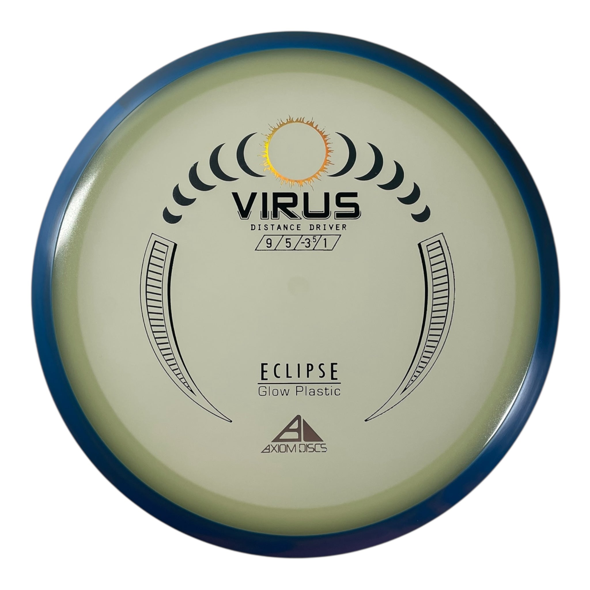 Axiom Discs Virus | Eclipse | Glow/Blue 172g Disc Golf
