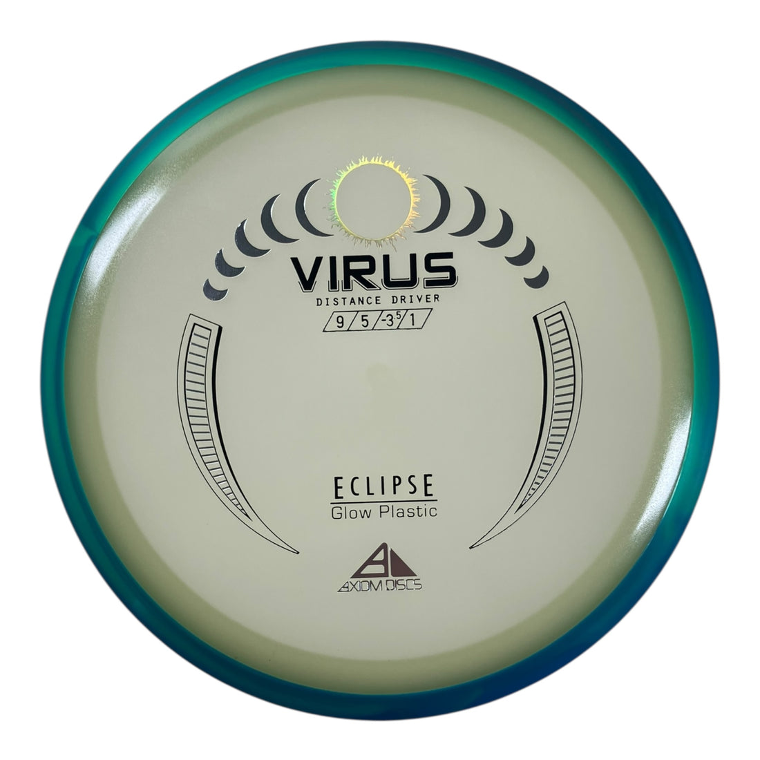 Axiom Discs Virus | Eclipse | Glow/Green 173g Disc Golf