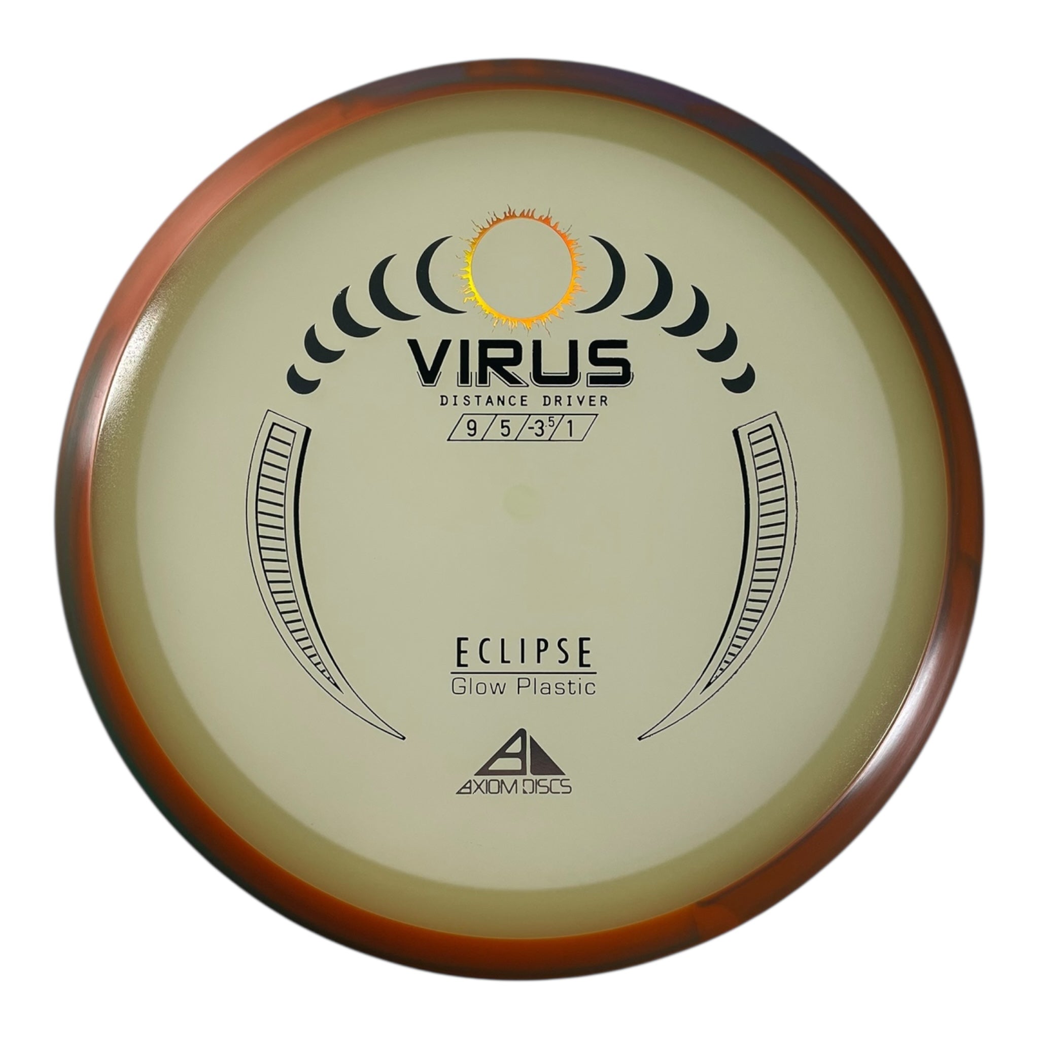 Axiom Discs Virus | Eclipse | Glow/Orange 168g Disc Golf