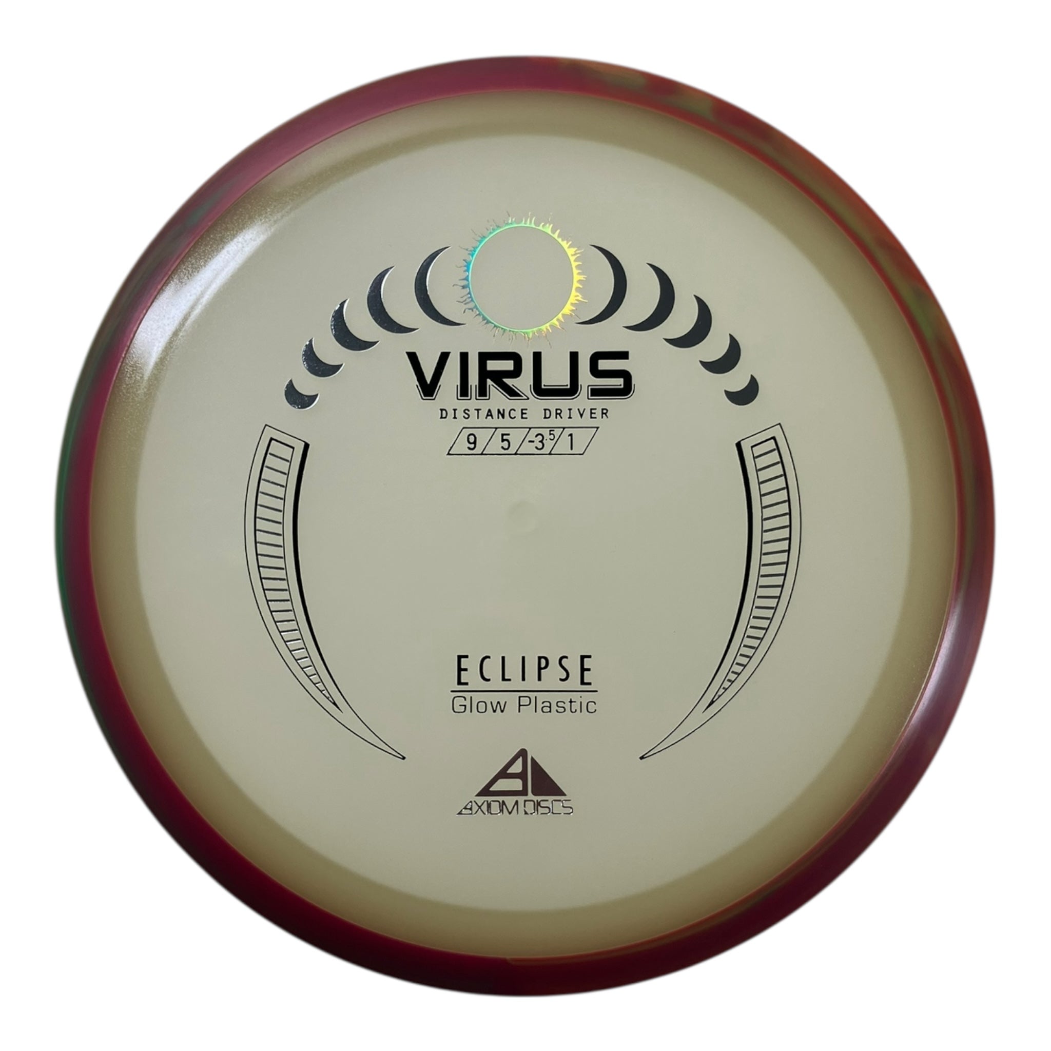 Axiom Discs Virus | Eclipse | Glow/Pink 167g Disc Golf