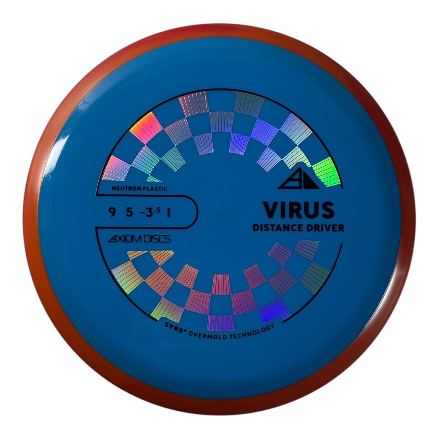 Axiom Discs Virus | Neutron | Blue/Orange 169g (Project Lab Coat) Disc Golf