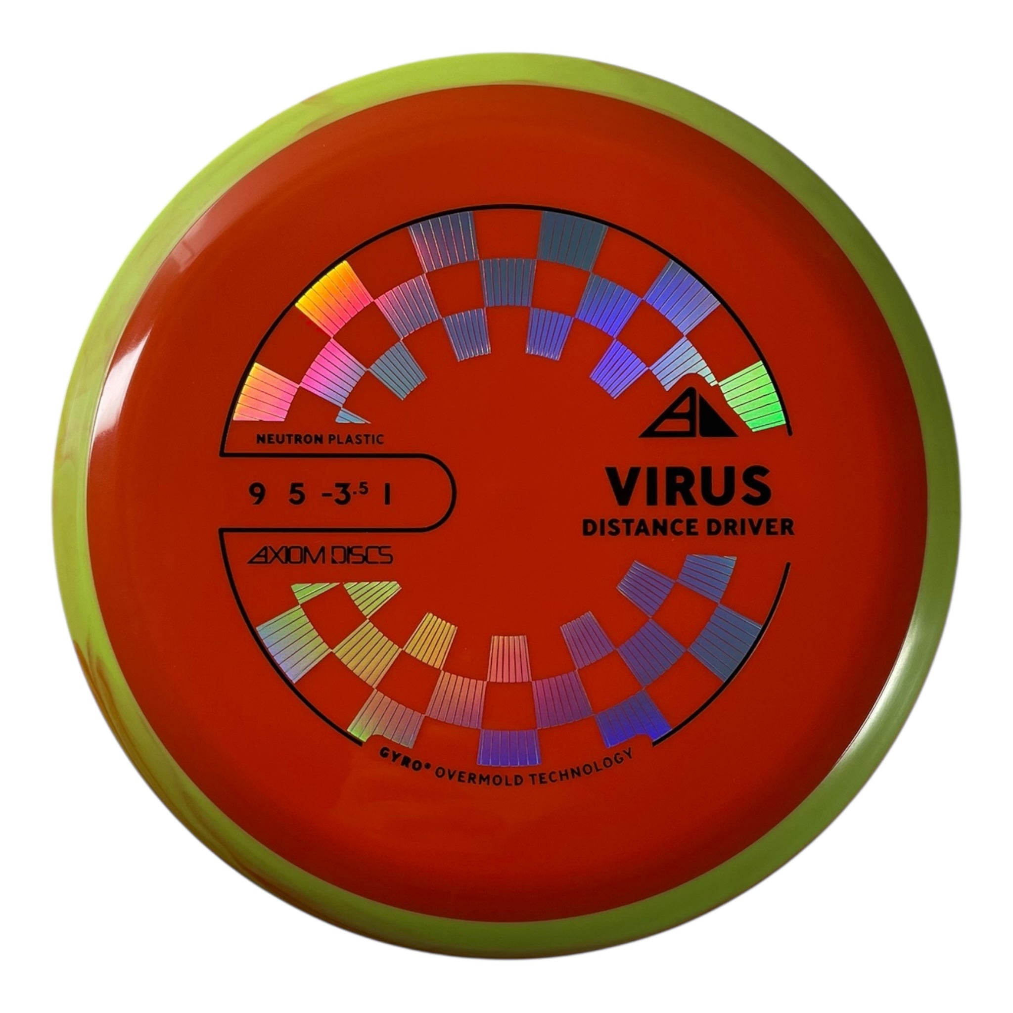 Axiom Discs Virus | Neutron | Orange/Yellow 168g (Project Lab Coat) Disc Golf