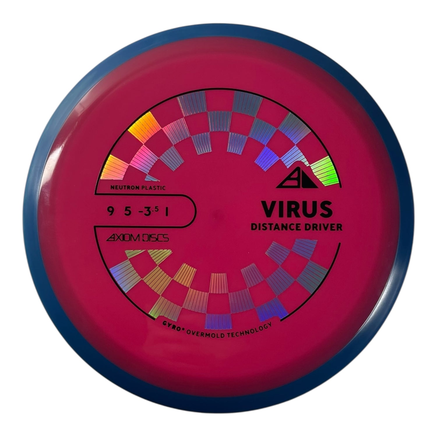 Axiom Discs Virus | Neutron | Pink/Blue 174g (Project Lab Coat) Disc Golf