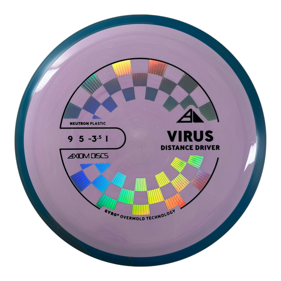 Axiom Discs Virus | Neutron | Purple/Blue 159g (Project Lab Coat) Disc Golf