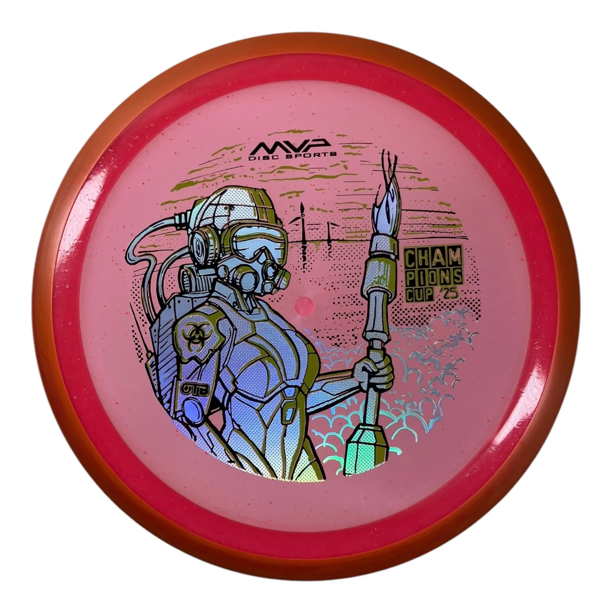 Axiom Discs Virus | Particle Glow Proton | Red/Orange 174g (OTB CC 2025) Disc Golf