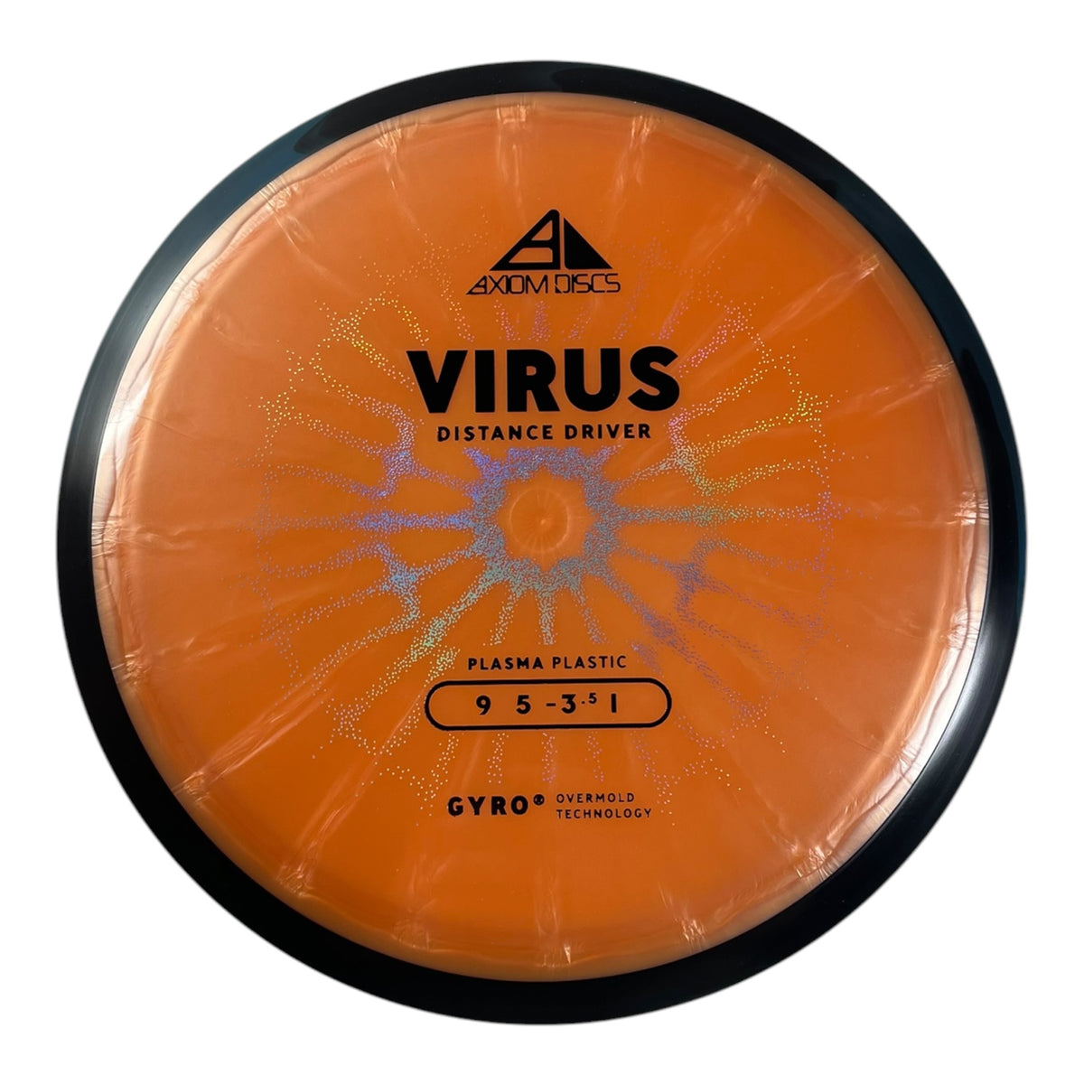 Axiom Discs Virus | Plasma | Orange/Black 164g (Project Lab Coat) Disc Golf