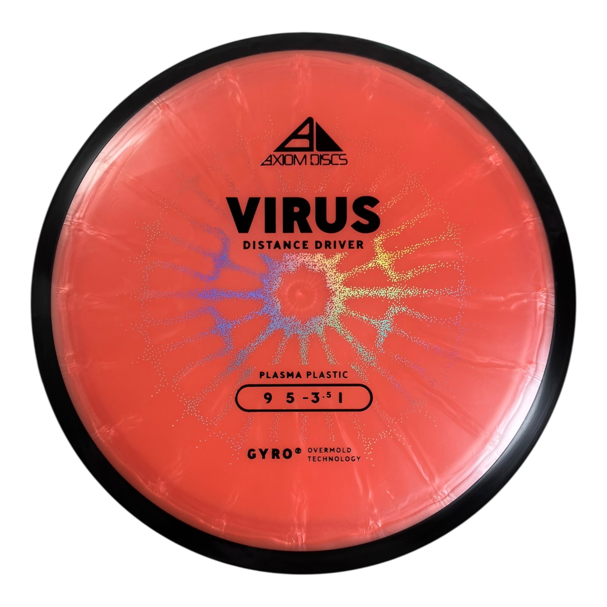 Axiom Discs Virus | Plasma | Orange/Black 168g (Project Lab Coat) Disc Golf