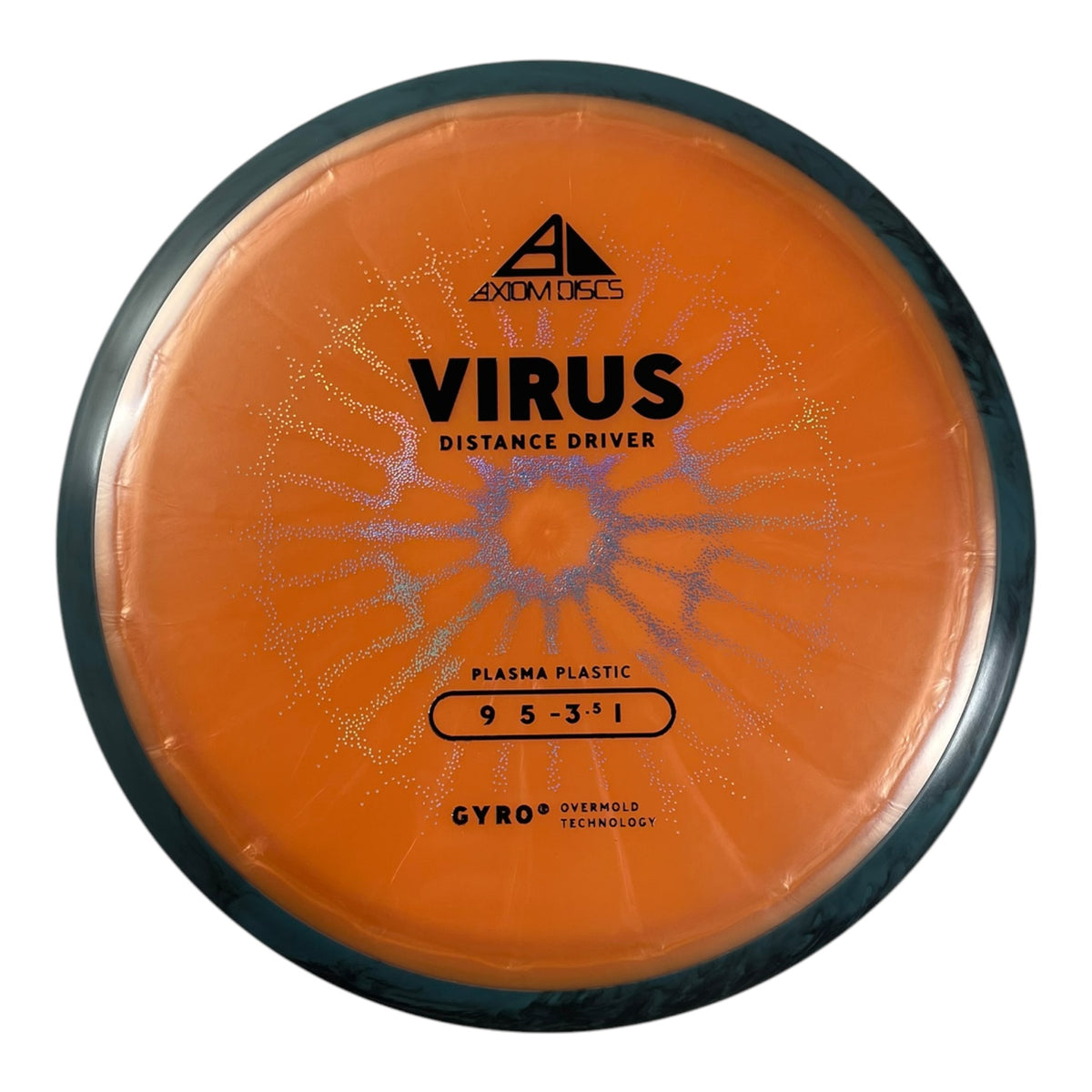 Axiom Discs Virus | Plasma | Orange/Blue 174g (Project Lab Coat) Disc Golf