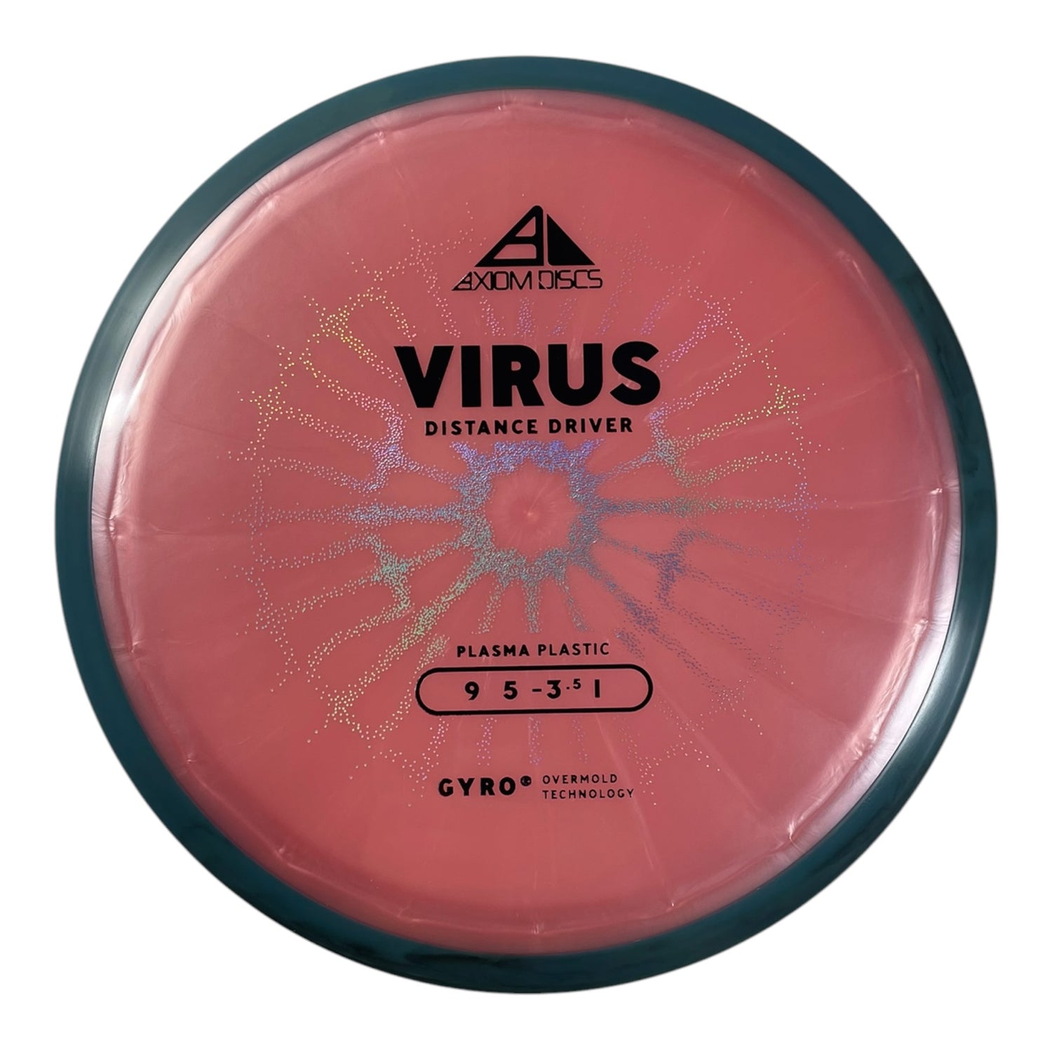 Axiom Discs Virus | Plasma | Pink/Blue 167g (Project Lab Coat) Disc Golf