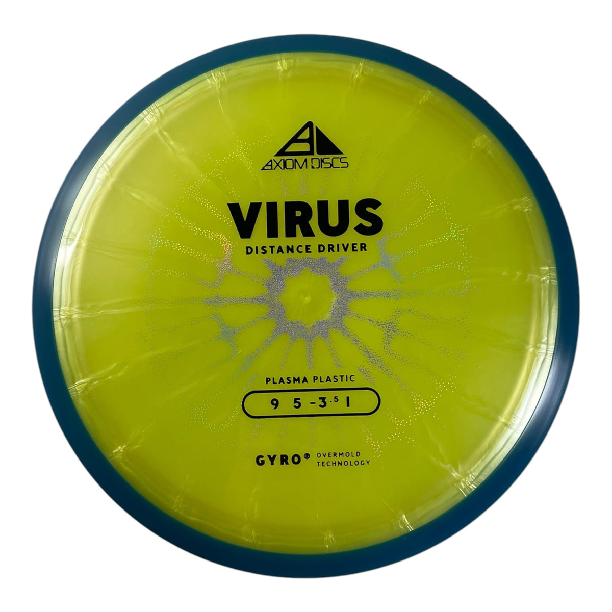 Axiom Discs Virus | Plasma | Yellow/Blue 164g (Project Lab Coat) Disc Golf