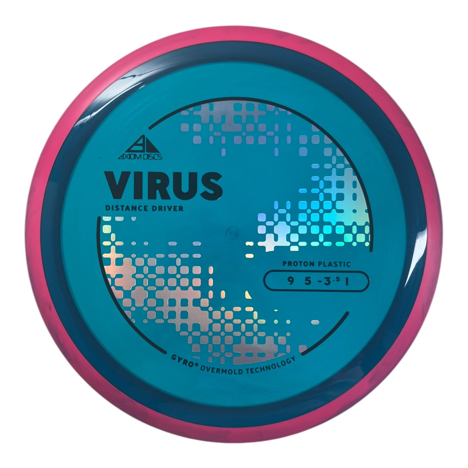 Axiom Discs Virus | Proton | Blue/Pink 158g (Project Lab Coat) Disc Golf