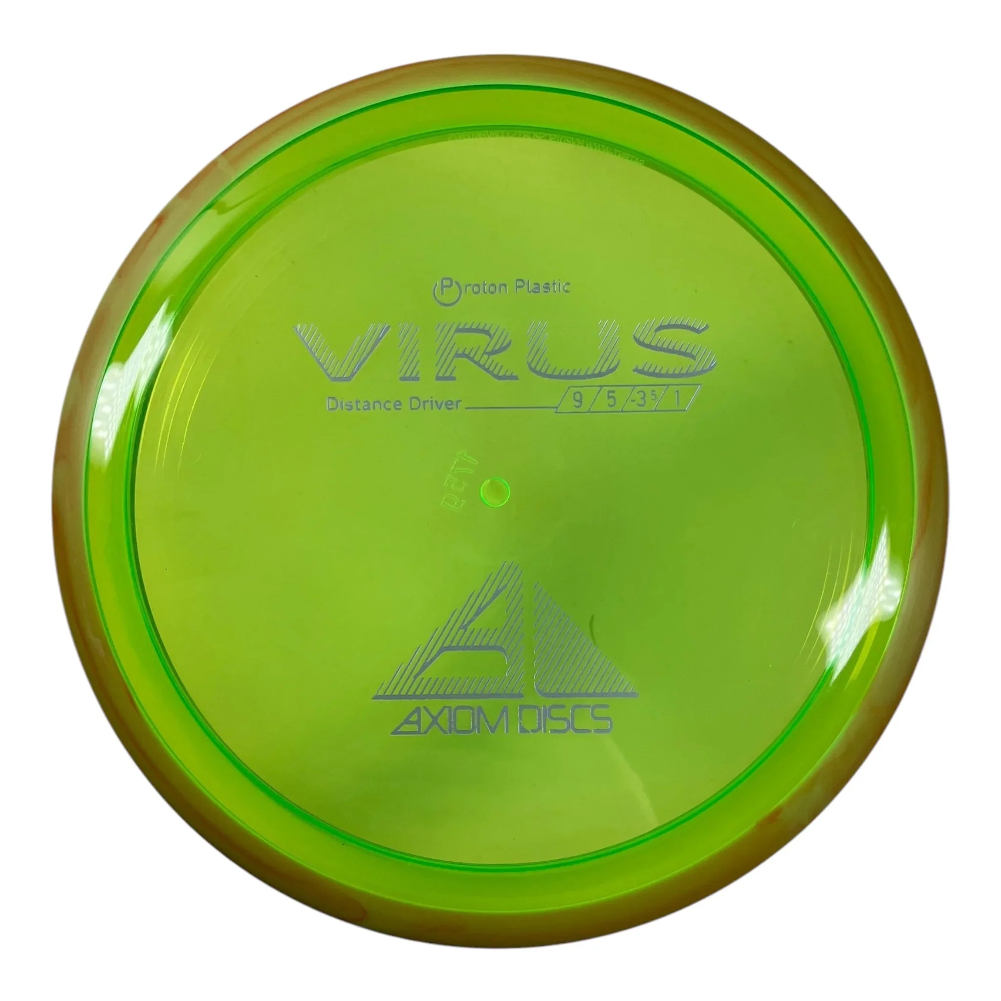 Axiom Discs Virus | Proton | Green/Yellow 175g Disc Golf